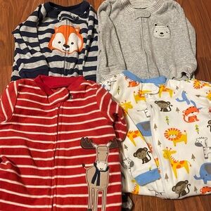 9 month baby pajama lot of 4.